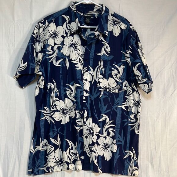 Cherokee brand Hawwain button down‎ shirt. Size - large - Picture 1 of 6